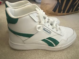 Reebok High-Top Sneakers White and Green