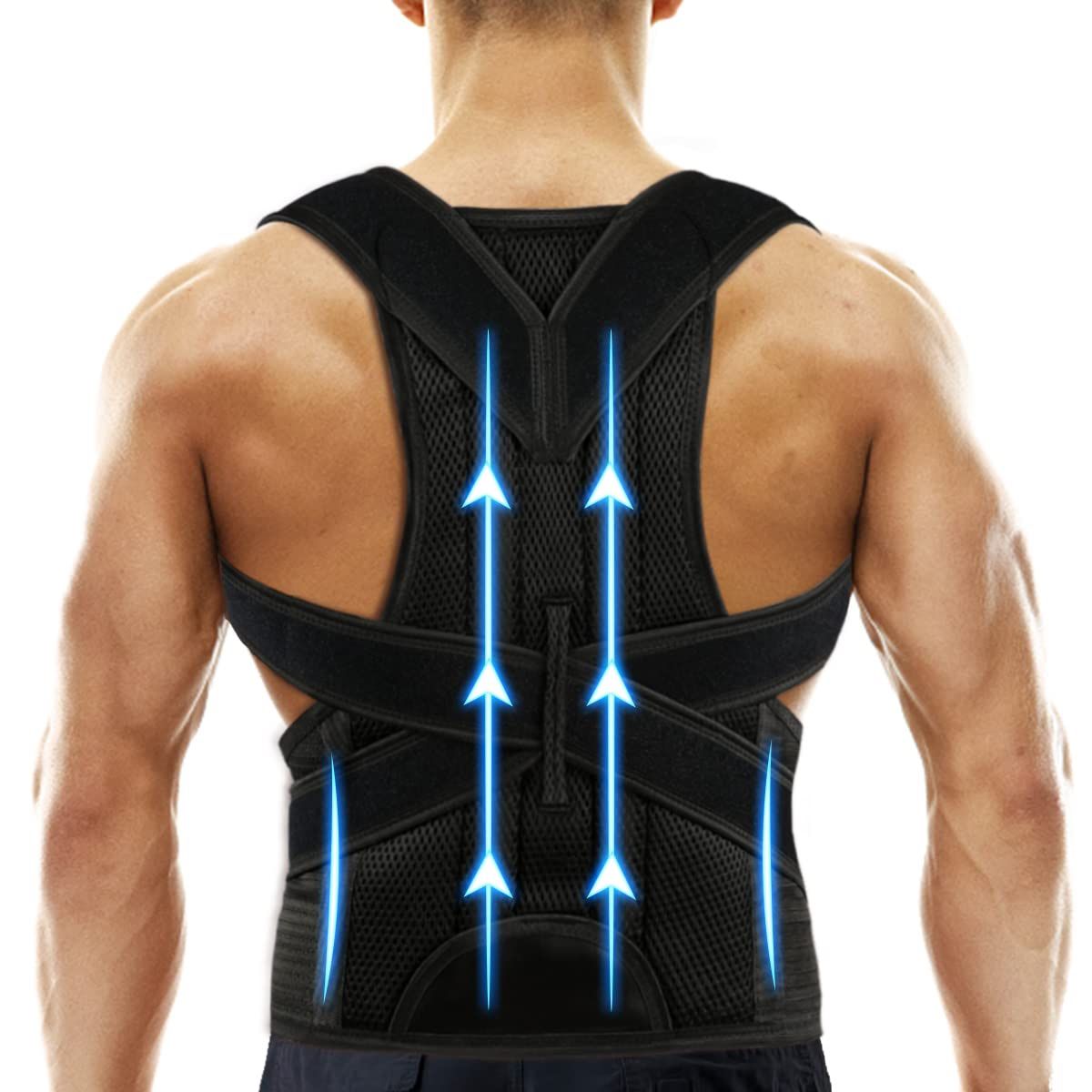 Back Brace Posture Corrector for Women and Men, Relief for Waist M(29"-33")