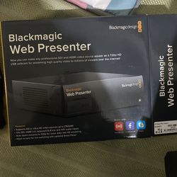 Blackmagic Web Presenter And Microphone 