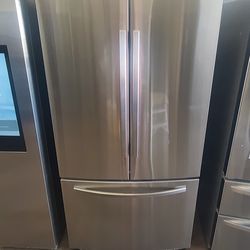SAMSUNG STAINLESS STEEL FRENCH DOORS REFRIGERATOR