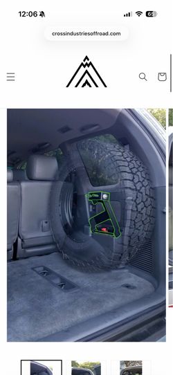 GX 470 Third Row Tire Carrier