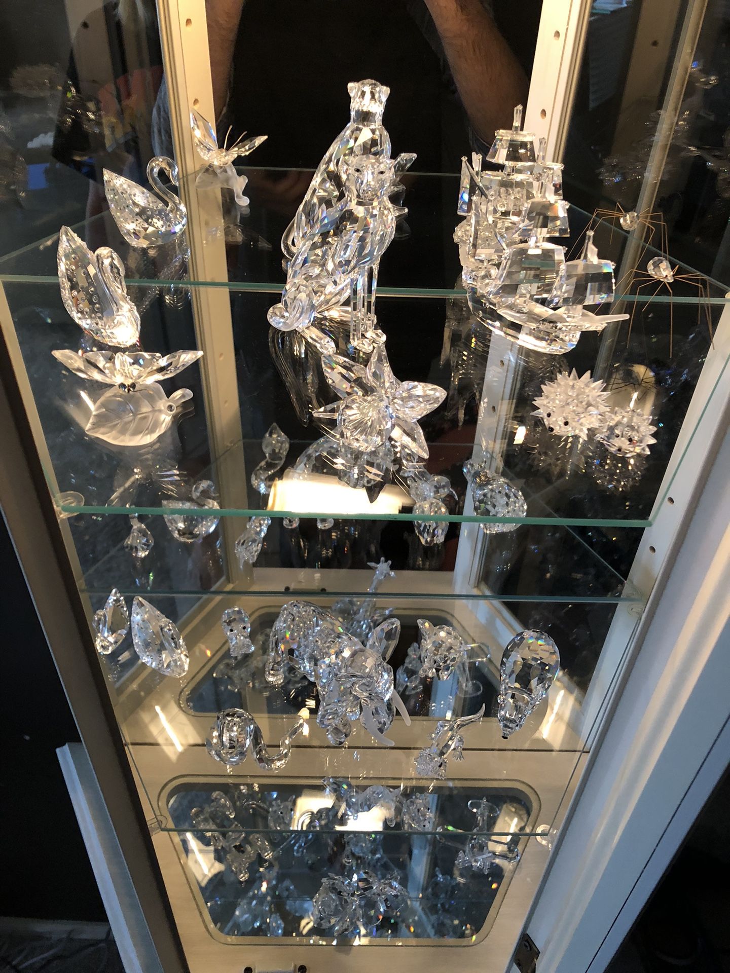 Hundred Of Swarovski Crystal Sculptures Cute Animals And Disney