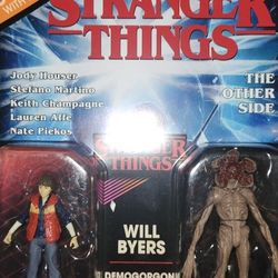 McFarlane Stranger Things Comic Bopk With Will Byers And Demogorgon 2pk Set 