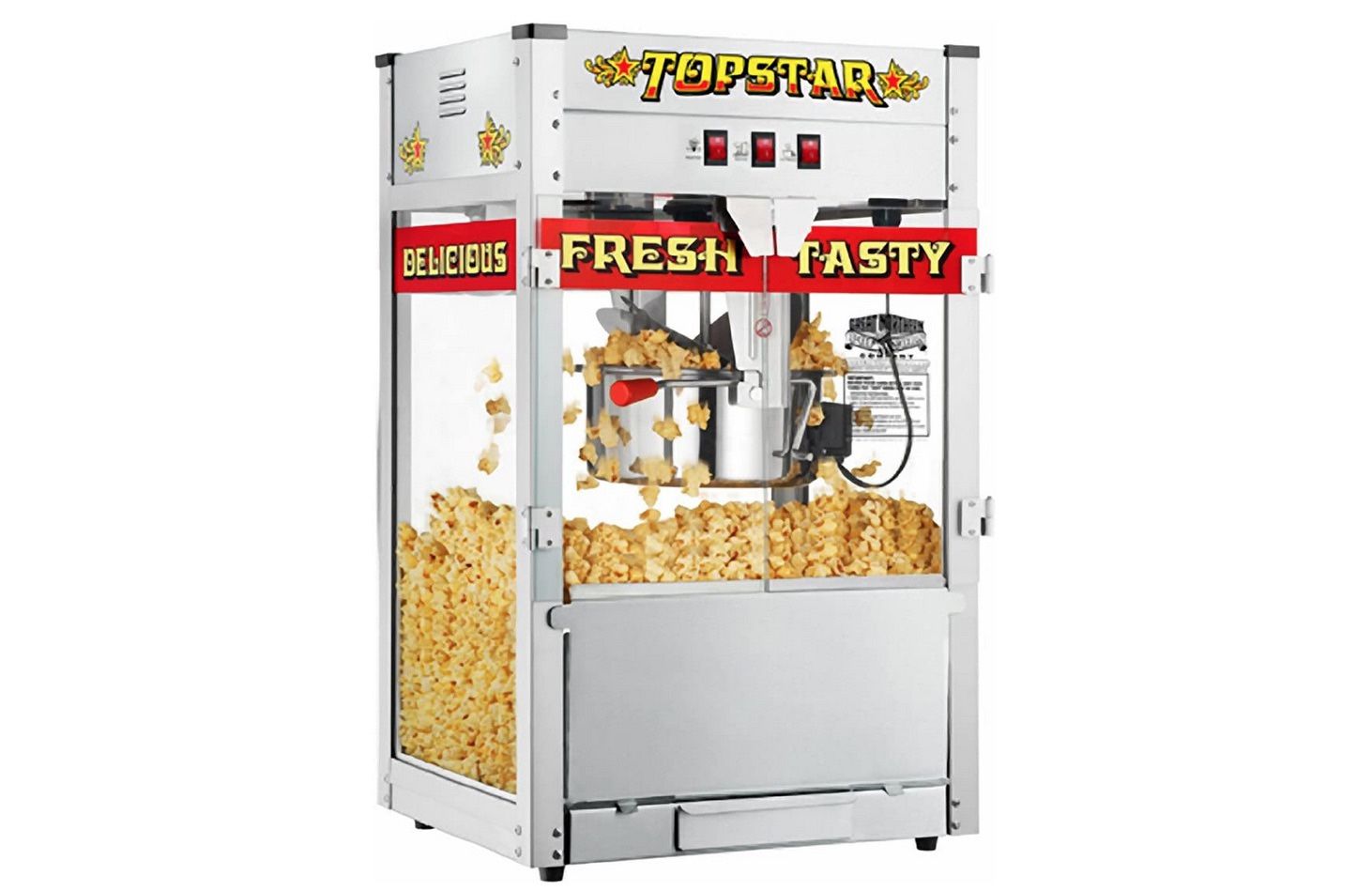 6208 Great Northern TopStar Commercial Quality Bar Style Popcorn Popper Machine, 12oz -New in box -No Issues -Delivery Available Brand Great North