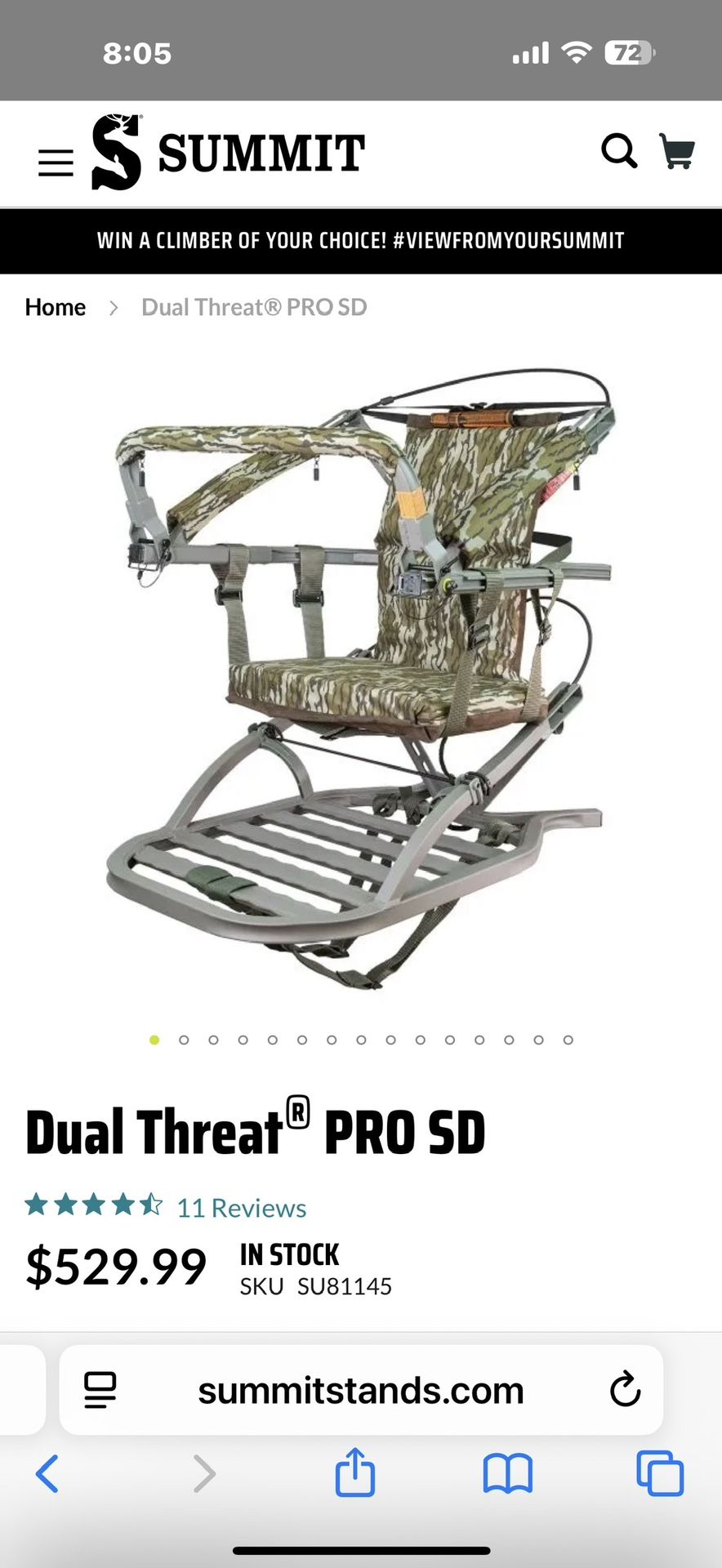 Hunting Tree Stand Summit Stands