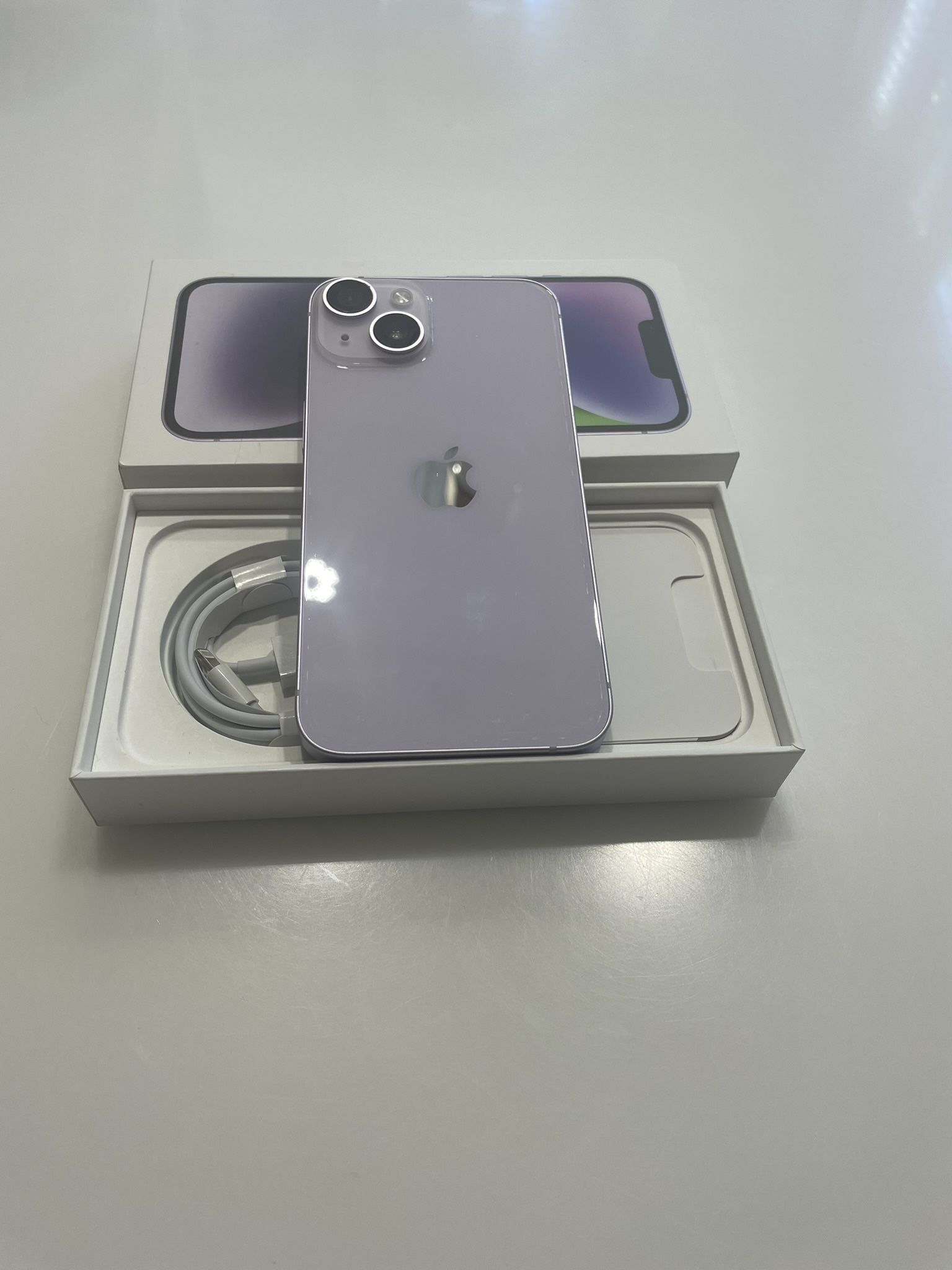 Unlocked Apple IPhone 14 128 GB- Purple