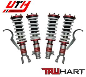 TruHart StreetPlus Coilover Drop Suspension w/ Top Mount for Honda Accord 90-97