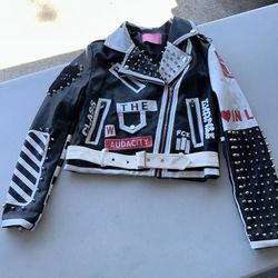 LADIES LIKE NEW AZALEA WANG BOMBER JACKET SIZE S EXCELLENT CONDITION 