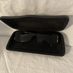 Balenciaga Black Sunglasses Gold BB Logo