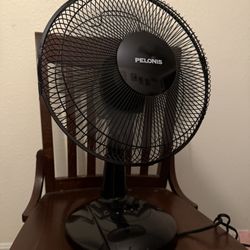 Black moving fan