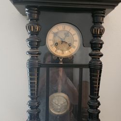 Antique Wall Clock Works Great