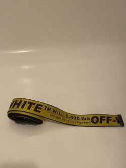Off White Mini Industrial Belt