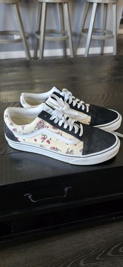 Vans Old Skool Floral Sneakers Size 9.5 Women / 8 Men