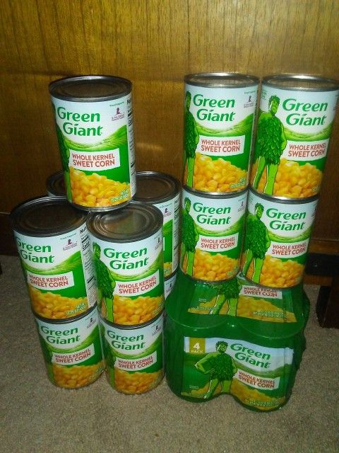 17) Cans Of Green Giant Whole Sweet Corn! Fresh!