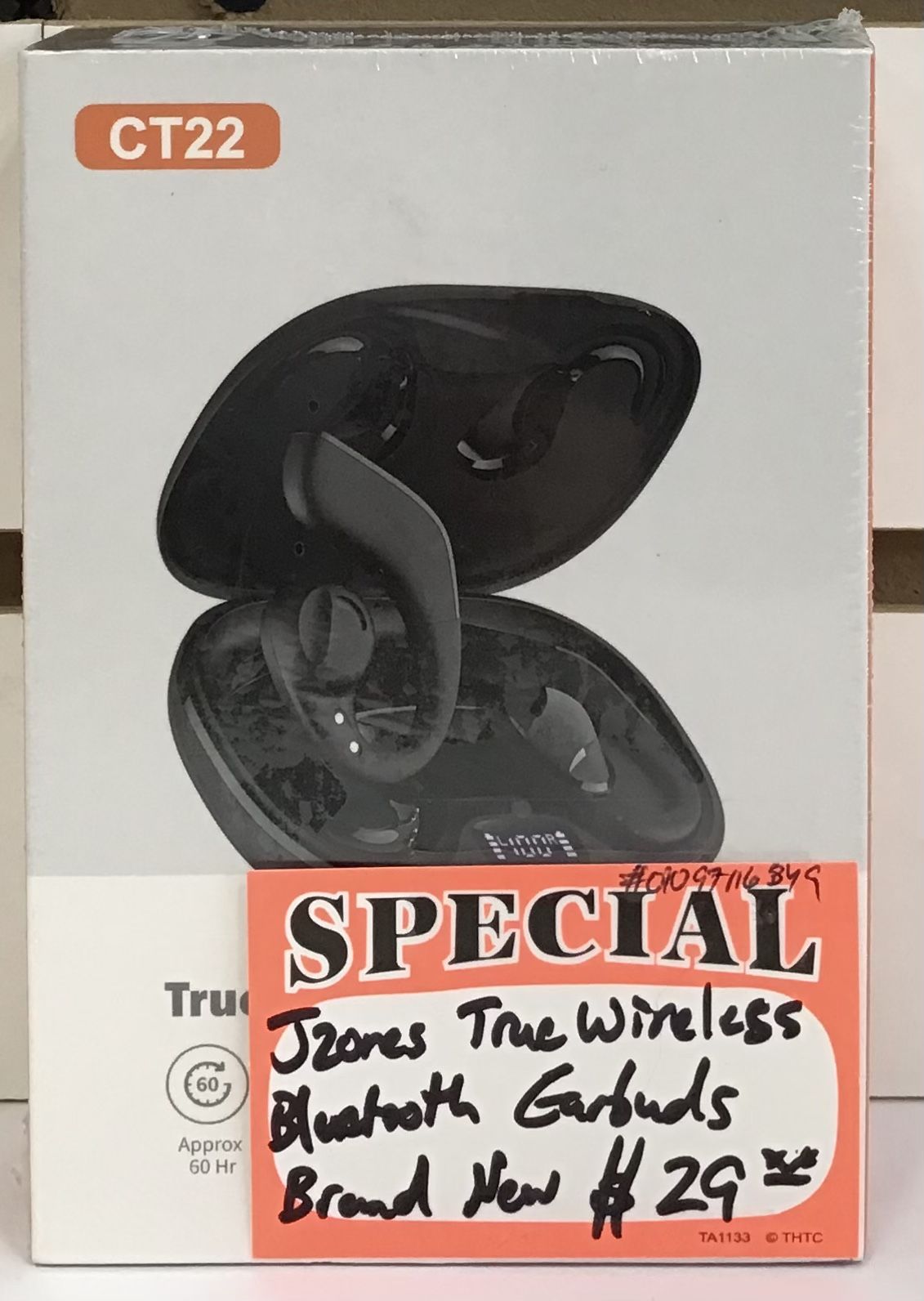 Jzones True Wireless Bluetooth Earbuds Brand New
