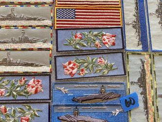 Vintage lot military USN US Navy liberty sleeves souvenir service Naval Vietnam Era