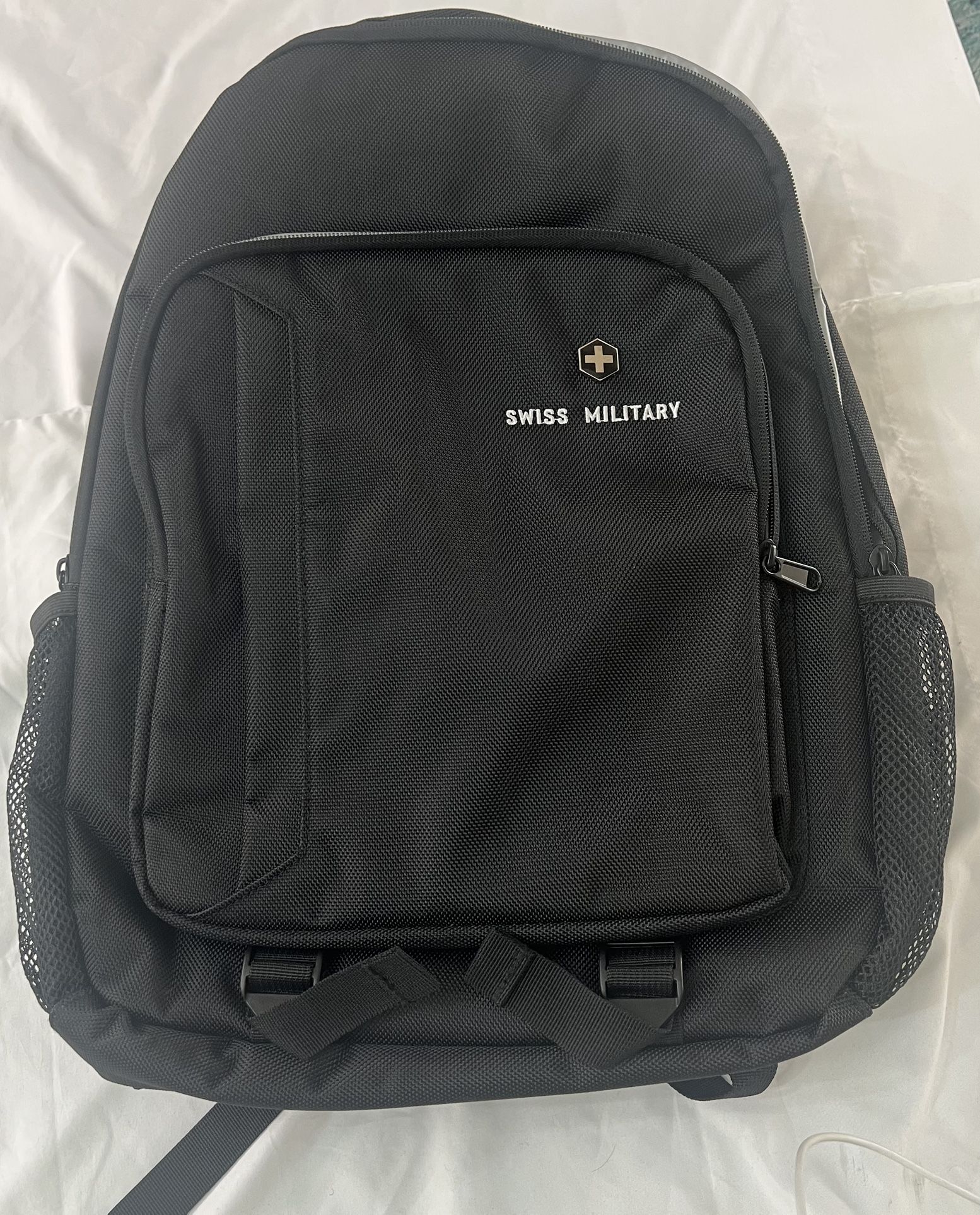 Swiss Military Insulated Backpack/Cooler Black w/Front Storage Pocket