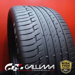 1 (One) Tire LikeNEW Continental PremiumContact 6 SSR Run Flat 315/35R22 #84989