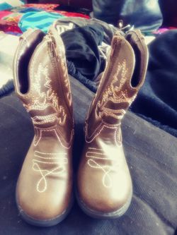 Toddler cowboy boots sz 8