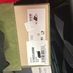 Black Gucci Slides (women)