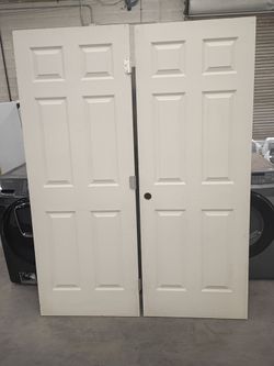 60x80 Master  French doors read description please