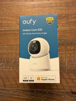 New eufy Indoor Cam E30 4K WiFi Security Camera – Sealed