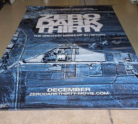 Massive (11'x7')  Zero Dark Thirty Vinyl Theater Poster