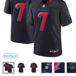 Men's Houston Texans C.J. Stroud Nike Navy 2nd Alternate Game Jersey