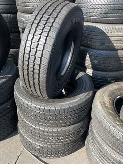 Set of four used tires kumho LT245/75R16 $400