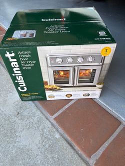 NEW IN BOX UNOPENED!!! Cuisinart French Door Air Fryer Toaster Oven Stainless Steel TOA-FD70