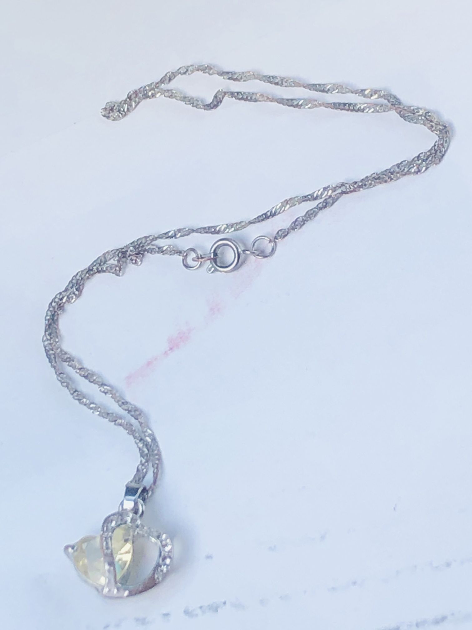 Vintage Sterling Silver Necklace 