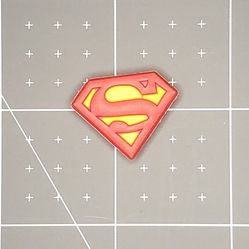 Superman Logo Croc Charm