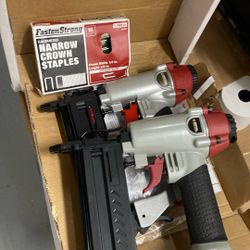 2 Air Nailer Stapler 