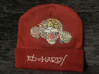 Red EdHardy Beanie
