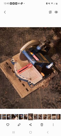 Ryobi battery chopsaw