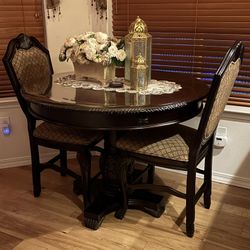 Pub Height Dining Table With 6 Chairs 