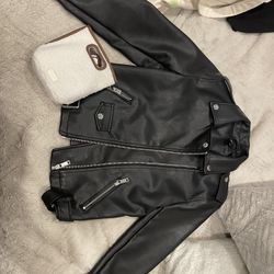 Girls Leather Jacket 