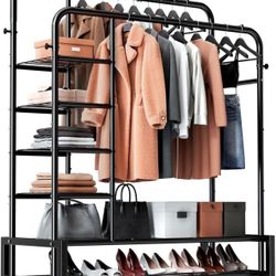Double Bar Clothes Rack