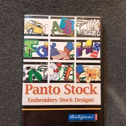 Pantograms Panto Stock Embroidery Stock Designs CD ~ Excellent Condition