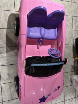 Pink Electric Ride-On Car for Kids – 2 Seater, Works Great