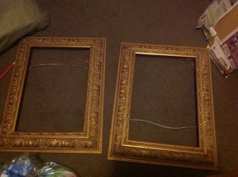 Antique gold frames
