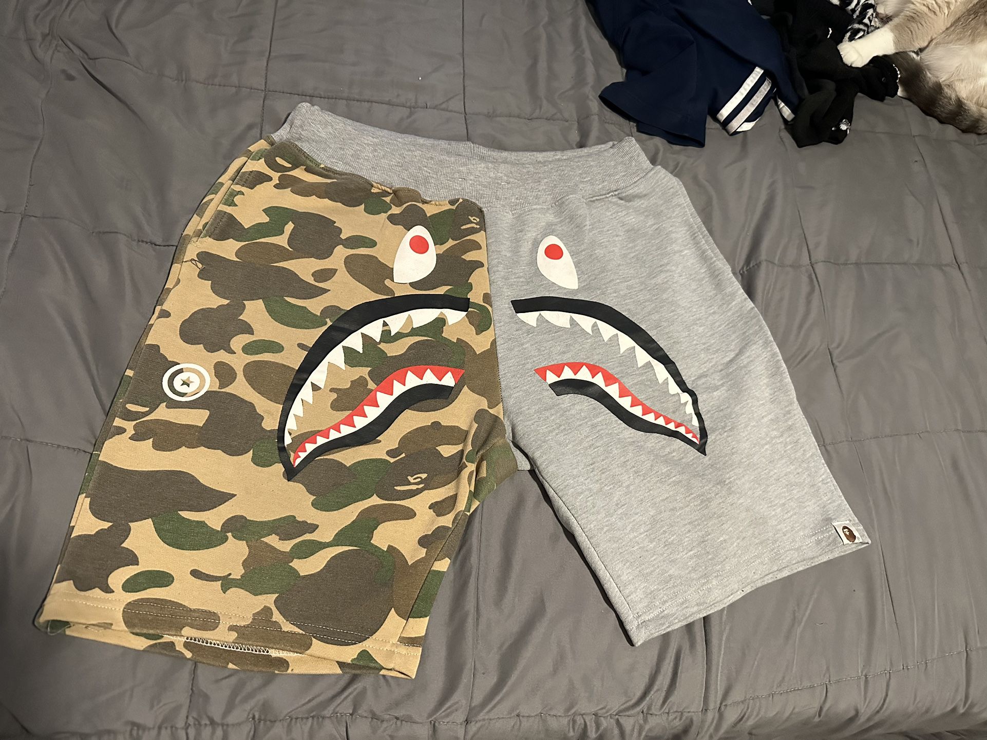 BAPE Shark Camo Shorts