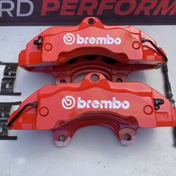 Front Big Brake Kit for lots of cars BMW,VW,Audi.  Will fit on E46,E9X,E36. But will need adapter