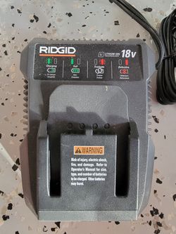 New Ridgid 18v Battery Charger