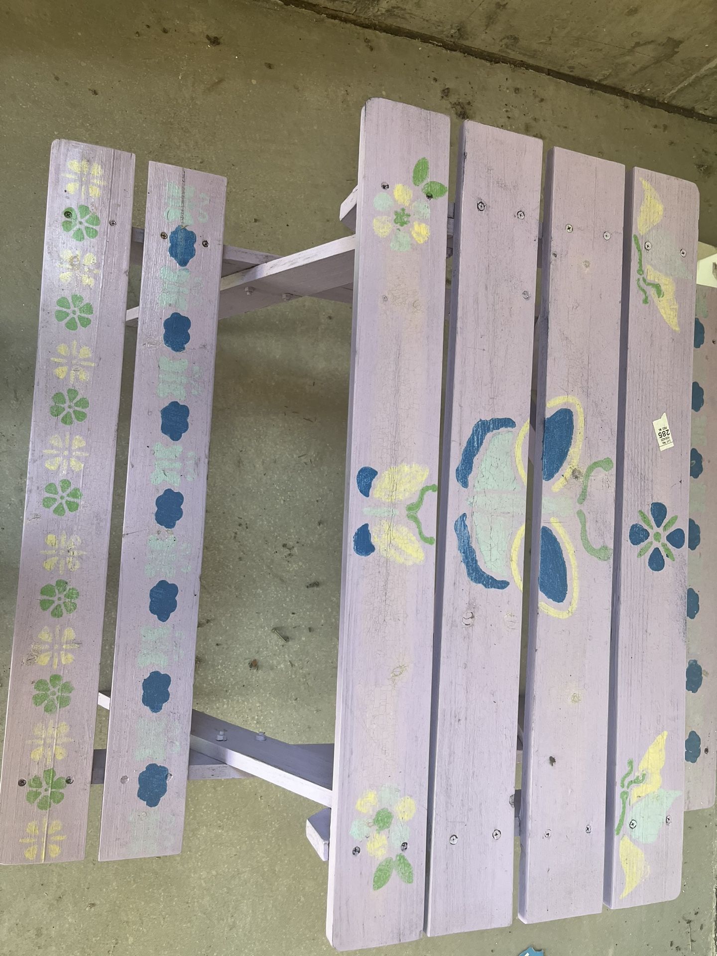 Girls Picnic Table
