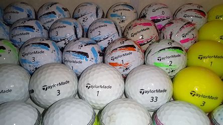 TaylorMade, Callaway, Titleist, srixon, Nitro,Vice and picture collections A big selection of a variety of top golf balls