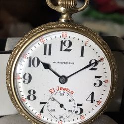 Antique A. Reynold Manual-Wind Pocket Watch