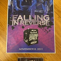 Falling In Reverse Signed Poster & CD