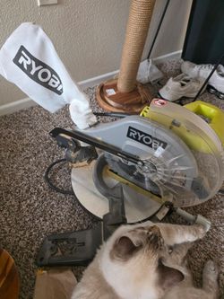 10 inch Ryobi matter saw W/LED