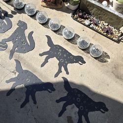 Dog Yard Metal Stakes